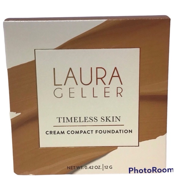 Laura Geller Timeless Cream Compact Foundation, Sand #400 - Picture 2 of 4